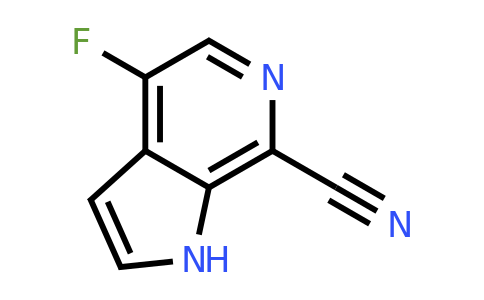 CAS 446284-50-0 | 4-fluoro-1H-pyrrolo[2,3-c]pyridine-7-carbonitrile