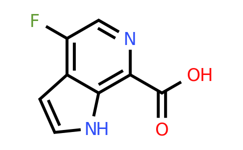 CAS 446284-56-6 | 4-Fluoro-1H-pyrrolo[2,3-c]pyridine-7-carboxylic acid