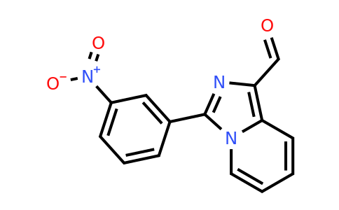 CAS 446830-51-9 | 3-(3-Nitro-phenyl)-imidazo[1,5-A]pyridine-1-carbaldehyde