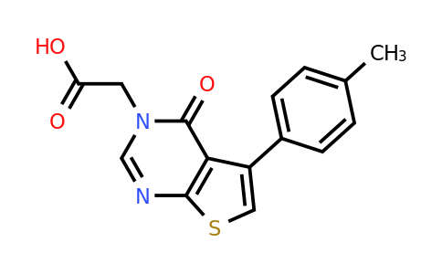 CAS 446830-91-7 | 2-[4-oxo-5-(p-tolyl)thieno[2,3-d]pyrimidin-3-yl]acetic acid