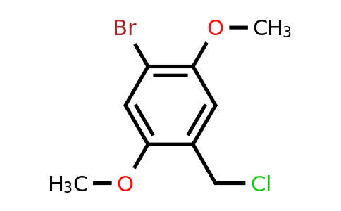 CAS 446831-24-9 | 1-bromo-4-(chloromethyl)-2,5-dimethoxybenzene