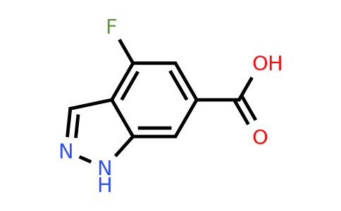 CAS 447-44-9 | 4-Fluoro-6-(1H)indazole carboxylic acid
