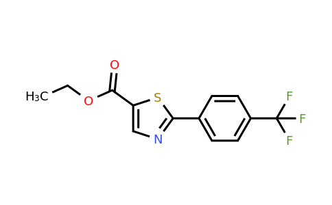 CAS 447406-49-7 | 2-(4-Trifluoromethyl-phenyl)-thiazole-5-carboxylic acid ethyl ester