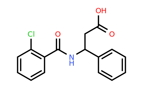 CAS 448199-11-9 | 3-[(2-chlorophenyl)formamido]-3-phenylpropanoic acid