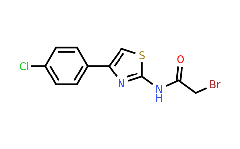 CAS 448224-88-2 | 2-Bromo-N-(4-(4-chlorophenyl)thiazol-2-yl)acetamide