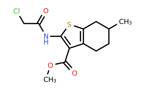 CAS 448226-78-6 | methyl 2-(2-chloroacetamido)-6-methyl-4,5,6,7-tetrahydro-1-benzothiophene-3-carboxylate