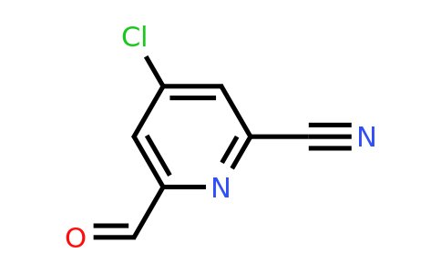 CAS 448907-58-2 | 4-Chloro-6-formylpyridine-2-carbonitrile