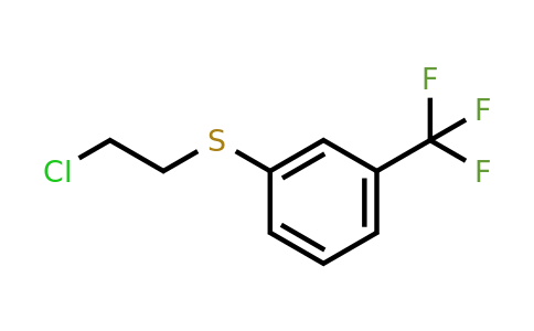 CAS 448967-32-6 | 1-[(2-chloroethyl)sulfanyl]-3-(trifluoromethyl)benzene