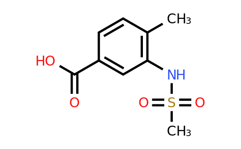CAS 450368-33-9 | 4-Methyl-3-(methylsulfonamido)benzoic acid