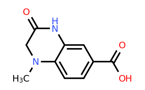 CAS 450368-34-0 | 1-Methyl-3-oxo-1,2,3,4-tetrahydroquinoxaline-6-carboxylic acid