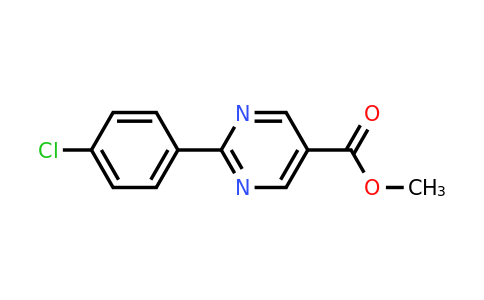CAS 450373-71-4 | Methyl 2-(4-chlorophenyl)pyrimidine-5-carboxylate