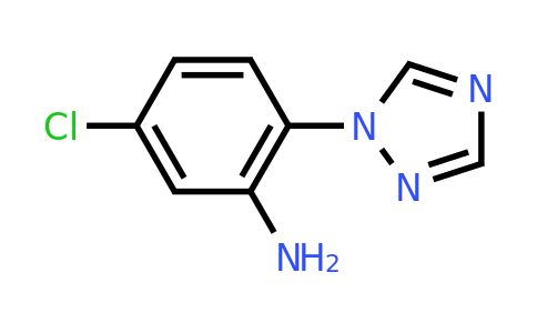 CAS 450399-92-5 | 5-chloro-2-(1H-1,2,4-triazol-1-yl)aniline