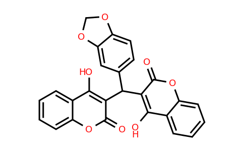 CAS 4506-25-6 | 3-[(1,3-dioxaindan-5-yl)(4-hydroxy-2-oxo-2H-chromen-3-yl)methyl]-4-hydroxy-2H-chromen-2-one