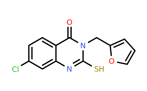 CAS 451465-71-7 | 7-chloro-3-[(furan-2-yl)methyl]-2-sulfanyl-3,4-dihydroquinazolin-4-one