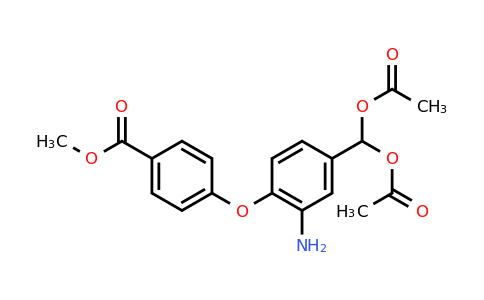 CAS 451485-65-7 | (3-Amino-4-(4-(methoxycarbonyl)phenoxy)phenyl)methylene diacetate