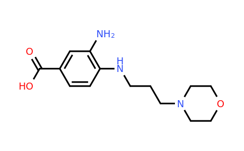 CAS 452088-62-9 | 3-Amino-4-{[3-(morpholin-4-yl)propyl]amino}benzoic acid