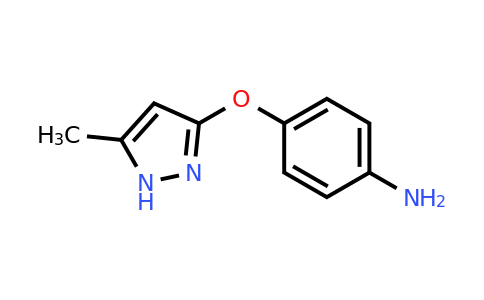 CAS 452098-28-1 | 4-[(5-methyl-1H-pyrazol-3-yl)oxy]aniline