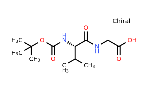 CAS 45233-75-8 | 2-[(2S)-2-{[(tert-butoxy)carbonyl]amino}-3-methylbutanamido]acetic acid