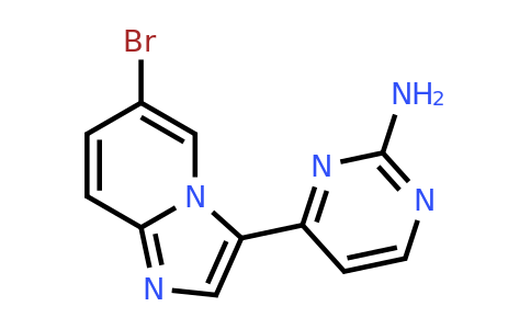 CAS 453510-84-4 | 4-(6-Bromoimidazo[1,2-a]pyridin-3-yl)pyrimidin-2-amine