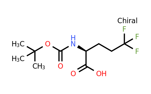 CAS 453556-65-5 | (S)-2-((tert-Butoxycarbonyl)amino)-5,5,5-trifluoropentanoic acid