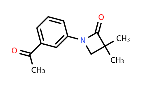 CAS 453557-75-0 | 1-(3-Acetylphenyl)-3,3-dimethylazetidin-2-one