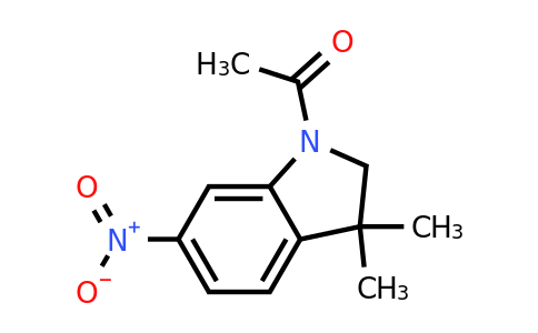 1-(3,3-Dimethyl-6-nitroindolin-1-YL)ethanone