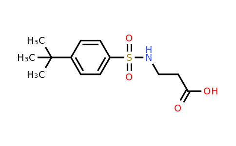 CAS 453581-51-6 | 3-(4-tert-butylbenzenesulfonamido)propanoic acid