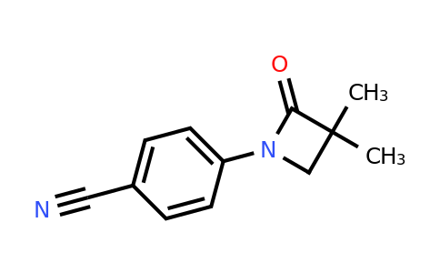 CAS 454473-69-9 | 4-(3,3-Dimethyl-2-oxoazetidin-1-yl)benzonitrile