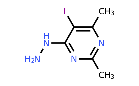 CAS 454473-80-4 | 4-Hydrazinyl-5-iodo-2,6-dimethylpyrimidine