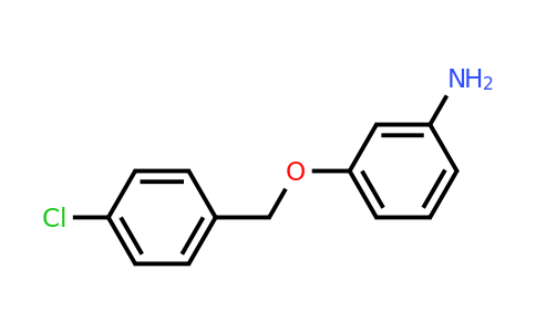 CAS 455280-08-7 | 3-((4-Chlorobenzyl)oxy)aniline