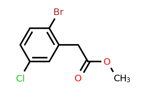 CAS 455957-76-3 | methyl 2-(2-bromo-5-chlorophenyl)acetate
