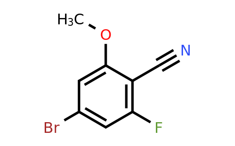 CAS 457051-15-9 | 4-bromo-2-fluoro-6-methoxybenzonitrile