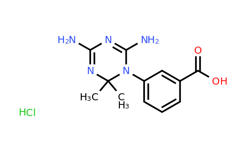 CAS 4576-37-8 | 3-(4,6-Diamino-2,2-dimethyl-1,3,5-triazin-1(2H)-yl)benzoic acid hydrochloride
