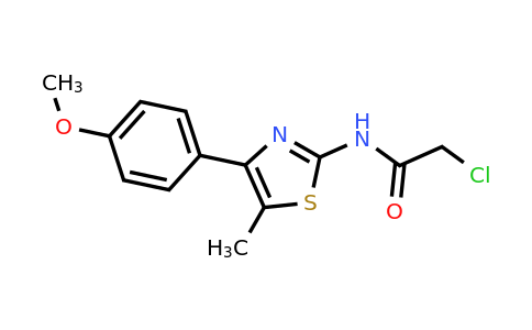 CAS 457941-62-7 | 2-Chloro-N-[4-(4-methoxyphenyl)-5-methyl-1,3-thiazol-2-yl]acetamide