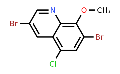 CAS 457947-86-3 | 3,7-Dibromo-5-chloro-8-methoxyquinoline