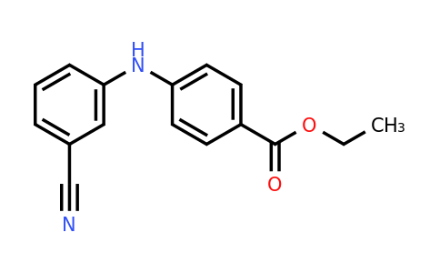 CAS 458550-46-4 | Ethyl 4-((3-cyanophenyl)amino)benzoate