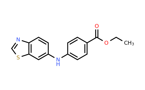 CAS 458550-54-4 | Ethyl 4-(benzo[d]thiazol-6-ylamino)benzoate