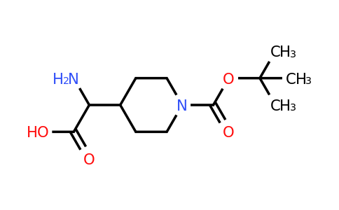 CAS 458560-09-3 | 2-amino-2-(1-(tert-butoxycarbonyl)piperidin-4-yl)acetic acid
