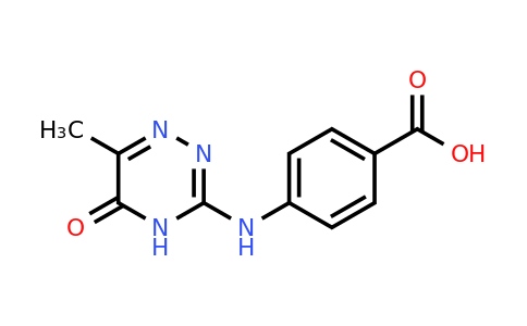 CAS 459180-96-2 | 4-((6-Methyl-5-oxo-4,5-dihydro-1,2,4-triazin-3-yl)amino)benzoic acid