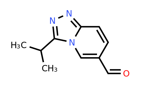 CAS 459448-04-5 | 3-Isopropyl-[1,2,4]triazolo[4,3-A]pyridine-6-carbaldehyde
