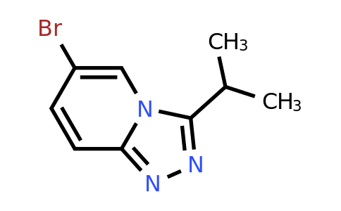 CAS 459448-06-7 | 6-Bromo-3-isopropyl-[1,2,4]triazolo[4,3-A]pyridine