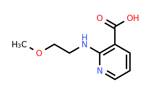 CAS 460363-33-1 | 2-[(2-Methoxyethyl)amino]nicotinic acid