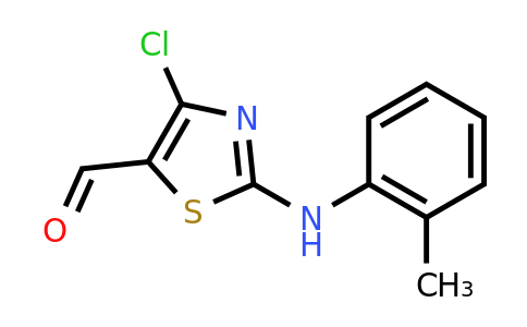 CAS 460730-08-9 | 4-chloro-2-[(2-methylphenyl)amino]-1,3-thiazole-5-carbaldehyde