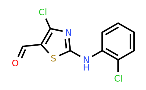 CAS 460730-09-0 | 4-chloro-2-[(2-chlorophenyl)amino]-1,3-thiazole-5-carbaldehyde