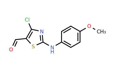 CAS 460730-11-4 | 4-chloro-2-[(4-methoxyphenyl)amino]-1,3-thiazole-5-carbaldehyde