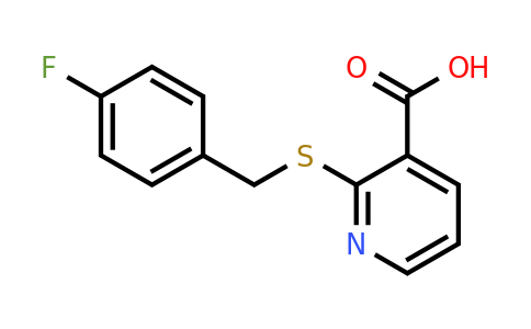 CAS 460736-49-6 | 2-{[(4-fluorophenyl)methyl]sulfanyl}pyridine-3-carboxylic acid