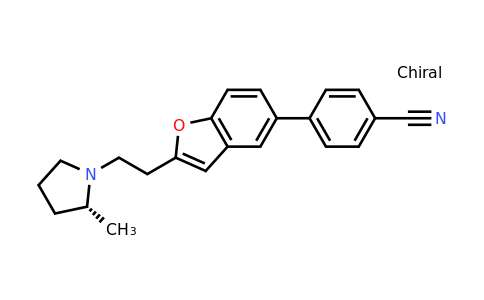 CAS 460748-71-4 | (R)-4-(2-(2-(2-Methylpyrrolidin-1-YL)ethyl)benzofuran-5-YL)benzonitrile