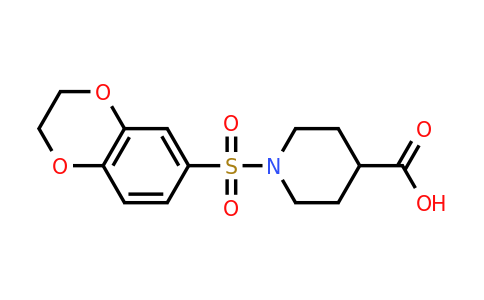 CAS 461456-17-7 | 1-(2,3-dihydro-1,4-benzodioxine-6-sulfonyl)piperidine-4-carboxylic acid
