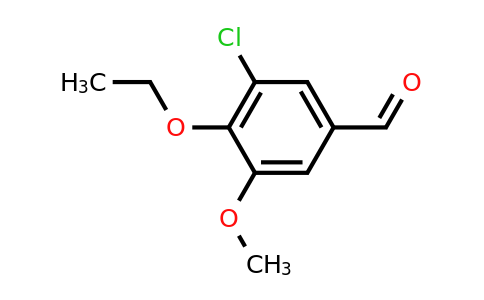 CAS 462066-66-6 | 3-chloro-4-ethoxy-5-methoxybenzaldehyde