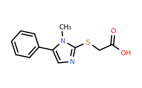 CAS 462067-14-7 | 2-[(1-Methyl-5-phenyl-1H-imidazol-2-yl)sulfanyl]acetic acid